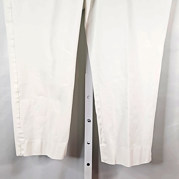 Talbots White Chatham Crop Capris Size 16 - Picture 3 of 8